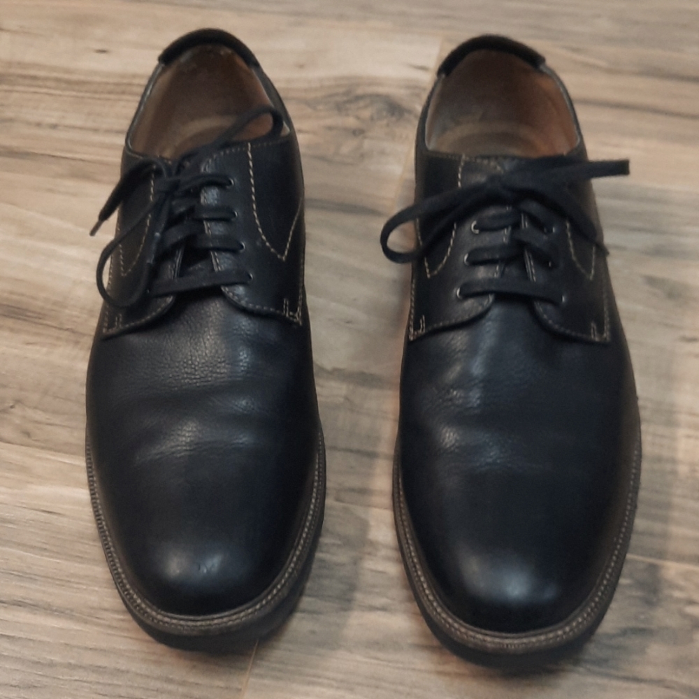 Dockers Black Lace Up Dress Shoes Size 13 M